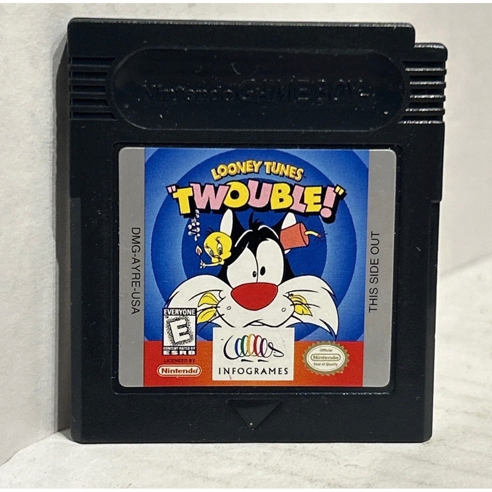 Looney Tunes Twouble! Nintendo Game Boy Color GBC Sylvester Tweety DMG-AYRE-USA